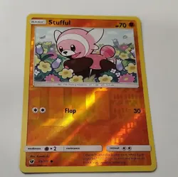Pokemon Stufful 55/111 Reverse Holo Sm-Crimson Invasion 2017 TCG Card - Image 1