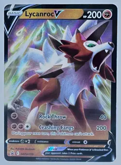 Lycanroc V Promo SWSH: Sword & Shield Promo Cards SWSH199 NM - Image 1