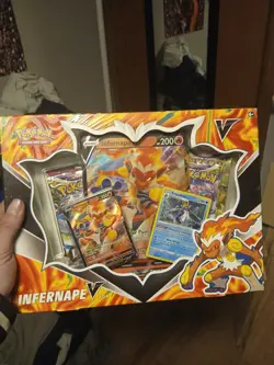 Pokemon Infernape V Box Sealed Promo Collectible TCG Cards Empoleon - Image 1