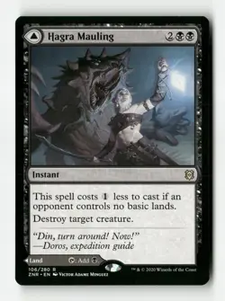 Hagra Mauling // Hagra Broodpit - Zendikar Rising - #106 - Non-Foil - NM - MTG - Image 1