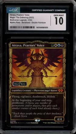 Magic MTG Atraxa, Praetors' Voice Serialized 140/500 #0163 CGC 10 - Image 1