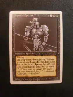 Hypnotic Specter Revised Edition NM Magic The Gathering White Boarder Vtg - Image 1