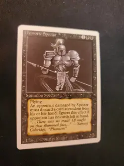 Hypnotic Specter Revised Edition NM Magic The Gathering White Boarder Vtg - Image 2