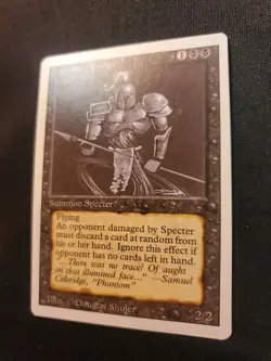 Hypnotic Specter Revised Edition NM Magic The Gathering White Boarder Vtg - Image 3