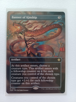 Banner of Kinship | Borderless | Foundations - LP English MTG - Image 1