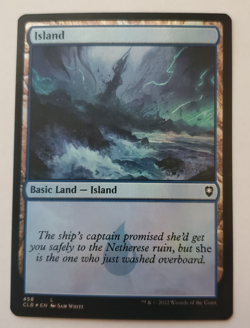 1x Island (458) FOIL CLB Battle for Baldur's Gate MTG Magic the Gathering NM - Image 1