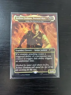 1x Joshua Graham, Burned Man - Isshin, Foil - Fallout Secret Lair 2459, MTG NM - Image 1