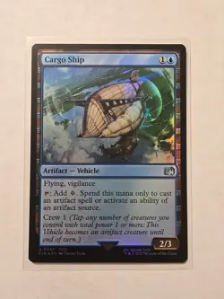 Cargo Ship (Foil) - Final Fantasy - LP - Uncommon - Vehicle - Image 1