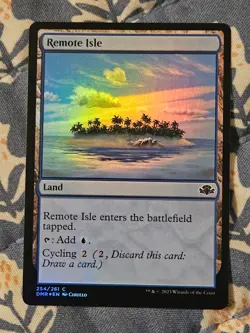 Remote Isle FOIL (254/520) Dominaria Remastered MTG Magic - Image 3