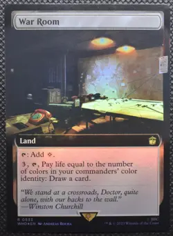 War Room Extended Art Foil NM Near Mint US Seller - Image 1