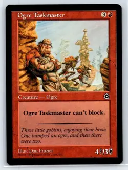 Magic The Gathering Portal Second Age Ogre Taskmaster - Image 1