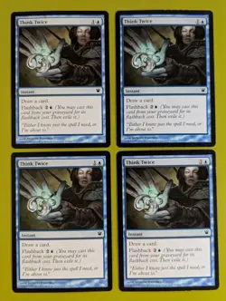Think Twice x4 Innistrad 4x Playset Magic the Gathering MTG - Image 1