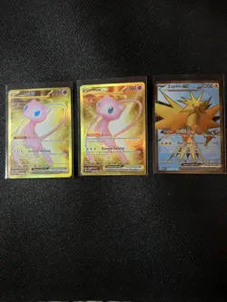 Pokemon 151 S/V Full Art/EX/metal mew card Lot NM - Image 1