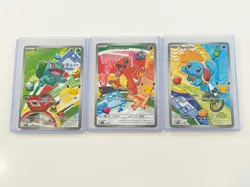 Pokemon TCG First Partner Illustration Collection Series 1 Kanto GEN 1 Starters - Image 1