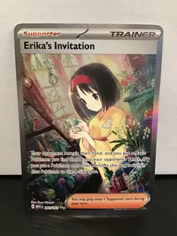 Erika's Invitation 203/165 Pokemon 151 Special Illustration Rare Holo - Image 1