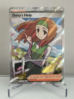Daisy's Help Full Art NM 195/165 Scarlet & Violet 151 Pokemon Card - Image 1