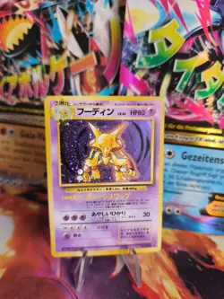 Pokemon Karte Card Alakazam Simsala Expansion Base Set Holo Wotc japanese VG - Image 1