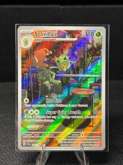 Scovillain 202/198 Illustration Rare Scarlet & Violet Pokemon Near Mint - Image 1