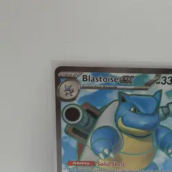 Pokemon TCG Blastoise ex 184/165 Scarlet & Violet 151 Ultra Rare Holo HP 330 - Image 3