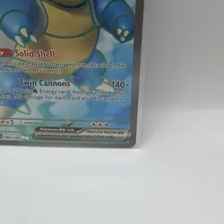 Pokemon TCG Blastoise ex 184/165 Scarlet & Violet 151 Ultra Rare Holo HP 330 - Image 5