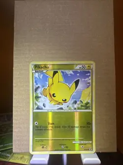 Pokemon TCG Pikachu 61/90 Undaunted Reverse Holo HP - Image 1