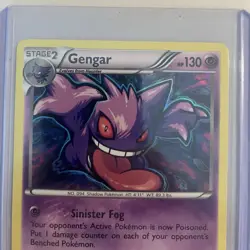 LP Pokemon TCG Gengar 60/162 Breakthrough Holo 2015 - Image 4