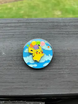 Official Pokemon Flying & Surfing Pikachu Celebrations Pin 2021 - Image 2