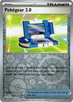 Pokegear 3.0 - 186/198 - Reverse Holo - Pokemon Scarlet & Violet - Image 1
