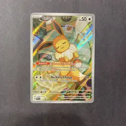 Pokemon TCG Eevee Prismatic Evolutions ETB Holo Promo 173 NM/Mint Condition - Image 1