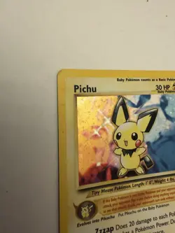 Pokemon TCG Pichu Neo Genesis 12/111 Holo Rare Unlimited 2000 30 HP Ken Sugimori - Image 4
