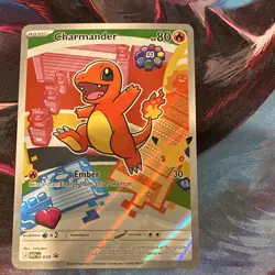 Pokemon Charmander ME: Mega Evolution Promo 038 Basic 80 HP Holo English - Image 1