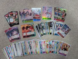 Japanese One Piece OP13 Bulk 143 Cards 6 SR 4 leader 18 Rare 2 Roger Don!! Holo - Image 1