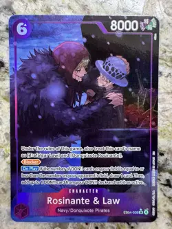 Rosinante & Law (EB04-038) [SR Alt] (NM) - One Piece - The Azure Sea's Seven - Image 1