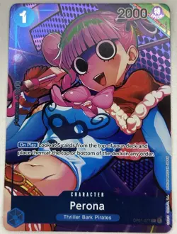 PERONA - One Piece TCG OP01-077 - BOX TOPPER - Romance Dawn - Image 1