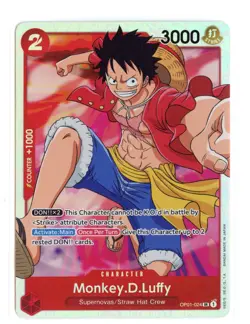 Monkey.D.Luffy (024) OP01-024 SR Foil One Piece Romance Dawn English NM - Image 1