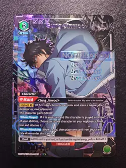 Union Arena: SOLO LEVELING Sung Jinwoo UE17BT/SLG-1-049 Super Rare 1-Star NM-MT - Image 1
