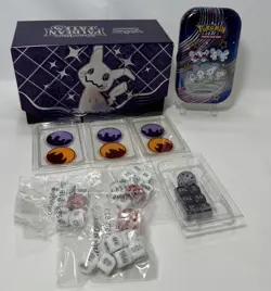 Paldean Fates Pokemon Empty(no Cards) Trainer Box& Tin W/ 4 Dice, 3 TCG Markers - Image 2