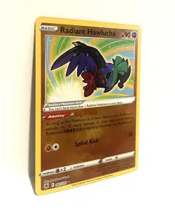 Pokemon TCG Radiant Hawlucha Holo Rare Card 081/189 Swsh10 Astral Radiance - Image 2