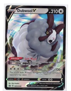 Dubwool V - SWSH049 Promo Holo Sword & Shield Promo Cards Pokemon TCG - Image 1