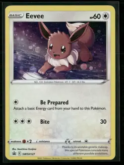 Eevee - SWSH: Sword & Shield Promo Cards SWSH127 Holo NM - Image 1
