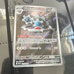 Pokemon Klinklang 141/086 Sv: Black Bolt Illustration Rare Holo English Card - Image 1