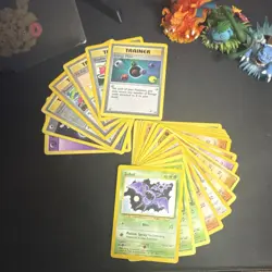 1999 Pokemon Base Set Unlimited Lot (25 Cards) – Vintage WOTC Bundle w/ Trainers - Image 1