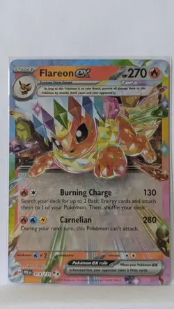 NM/M - Flareon ex 014/131 - Prismatic Evolutions - Pokemon Card TCG - Image 1
