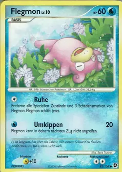 Pokemon Card Game Epic Encounters No. 82/106 Slowpoke Damaged - Image 1
