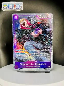 One Piece Card Game 🏴‍☠OP10-072 Donquixote Rosinante SR NM Alt Art Foil ENG - Image 1