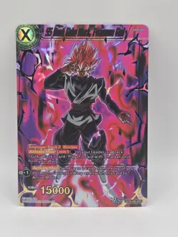 Bandai Dragon Ball Super Card Game SS Rose Goku Black Foresome God SPR Foil - Image 1