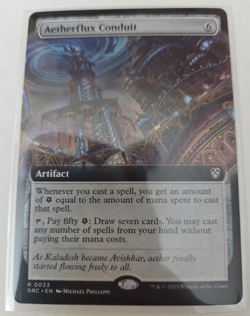 MTG, Aetherflux Conduit (Extended Art)-Commander: Aetherdrift Regular NM - Image 1