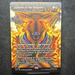 Splinter of the Shadows 0006 Legendary Creature Black 3/4 Ashcoat 2026 Dooney - Image 1