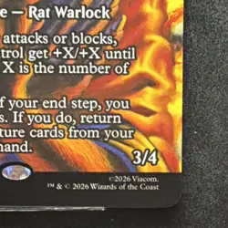 Splinter of the Shadows 0006 Legendary Creature Black 3/4 Ashcoat 2026 Dooney - Image 2