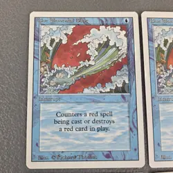 4x Blue Elemental Blast X4 MTG Revised Edition Magic The Gathering LP Playset - Image 2